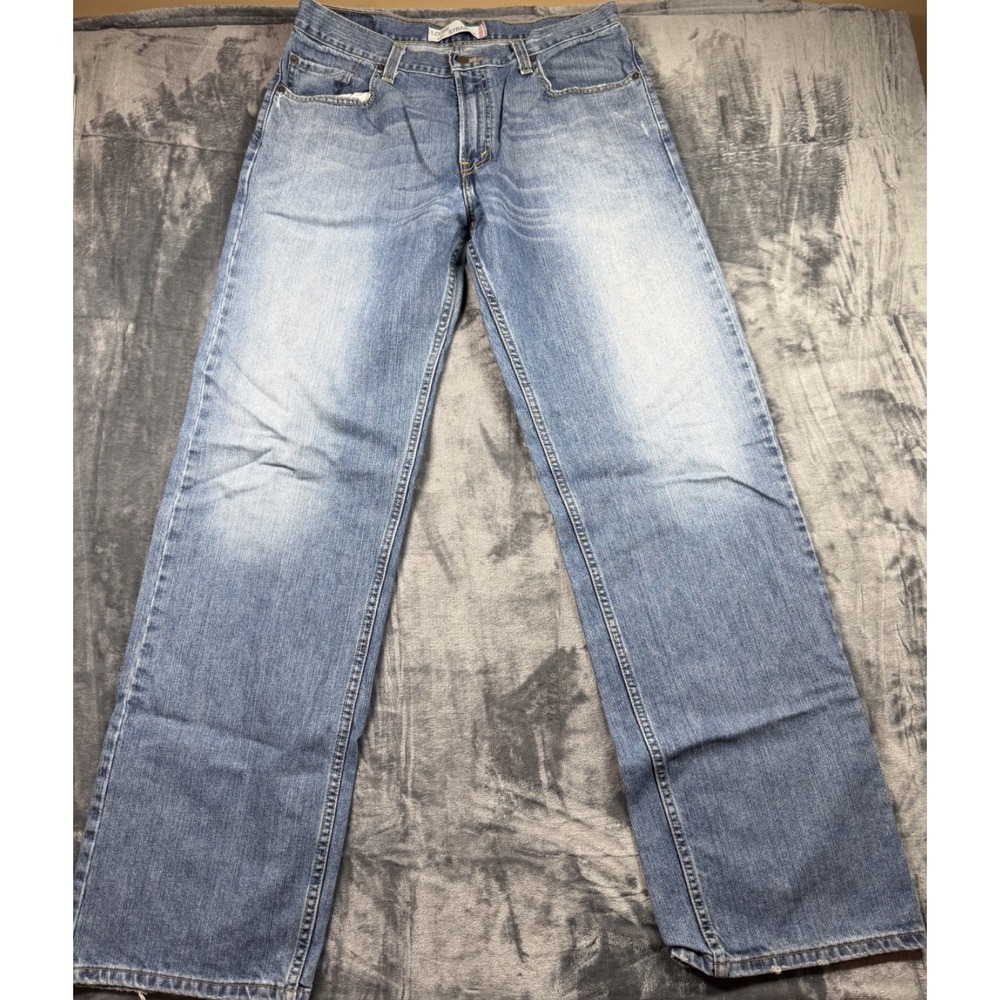 Levi's 569 Jeans Men W34 L36 Loose Straight Light Wash 100% Cotton Y2K